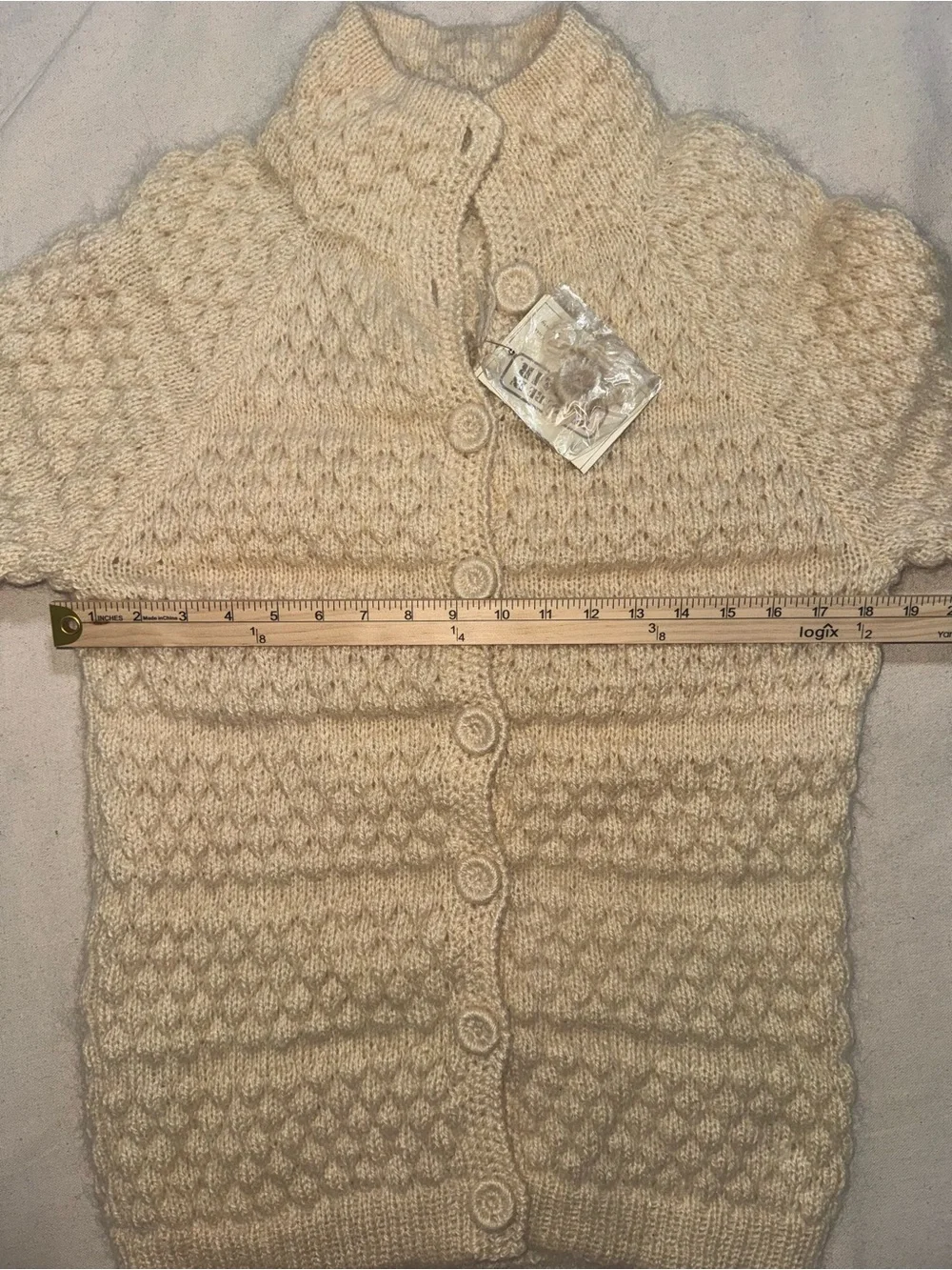Vintage NWT Naturally Mohair Canada Sweater Cardigan Knit‎ Sheep Women's Sz M - Picture 12 of 12